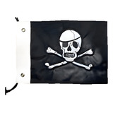 Bandeira Pirata Em Nylon Para Embarcações Carros Jogos 22x33