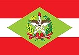 Bandeira Santa Catarina Estampada Uma Face 0 70X1 00m