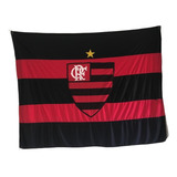 Bandeira Time Flamengo Listrada Escudo Costurado