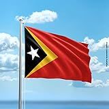 Bandeira Timor Leste 150x90 Cm Oxford
