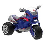 Bandeirante Super Moto Gt Turbo Elétrica Azul 12v