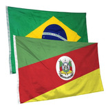 Bandeiras Do Estado Do Rio Grande Do Sul   Do Brasil Grandes
