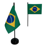 Bandeirinha De Mesa Brasil 18 X