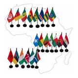 Bandeirinha De Mesa Países África