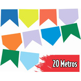 Bandeirinha Festa Junina Decoração 20 Metros