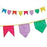 Bandeirinha Plastica Para Festa 10mts Real Seda