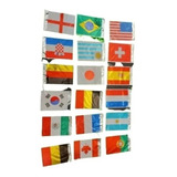 Bandeirinhas Metalizadas Dos Países Copa Do Mundo 100 Metros