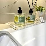 Bandeja Acrílica Luxo 10mm Com Pés Decorativos Para Lavabo