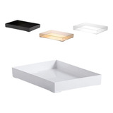 Bandeja Acrilica Transparente Grande Paramount Premium