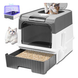 Bandeja Areia Gatos Blue Light Sterilising Caixa Verde cinza