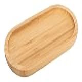 Bandeja Bambu Decorativa Oval 24cmTravessa Gamela Tábua Petisqueira