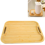 Bandeja Bambu Grande Decorativa Café Petisqueira Multiuso