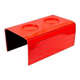 Bandeja Braço Sofá Decorativa Esteira Porta Copo Sala Casa Cor Vermelho