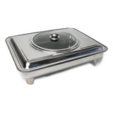 Bandeja C Tampa Ferro Polido 34x44cm 6 5l Rechaud Travessa