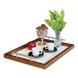 Bandeja Cantinho Café Grande Moderna Decorativa Sala Jantar