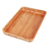 Bandeja Churrasco Madeira Bambu Retangular 30x45 Grande Mor