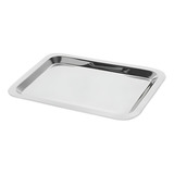 Bandeja Cirurgica E Odonto Inox Retangular Grande 22x12x1 5