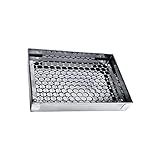 Bandeja Com Tela Para Escorrer Fritura 30X30X7 Inox