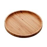 Bandeja De Bambu Round 20cm X 20cm X 1 5cm Lyor