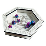 Bandeja De Dados Viking White Premium Rpg Jogo Tabuleiro
