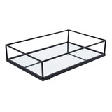 Bandeja De Mesa Espelhada Para Sala De Jantar 31x20
