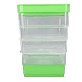 Bandeja De Mudas Empilhável Kit De Germinação De Sementes De 4 Camadas Bandeja De Germinação De Sementes Que Economiza Espaço Bandeja Multiuso Para Cultivo De Micro Vegetais Para