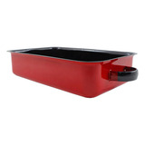 Bandeja Esmaltada Ewel Forma P Fogão A Lenha Indução Forno Cor Vermelho