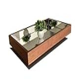 Bandeja Espelhada Decorativa Mesa Bar Aparador Taças Bebidas Decoração Madeira Laminado