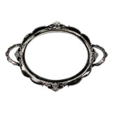 Bandeja Espelhada Oval Mod Provençal Presente Decoração