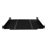 Bandeja Fixa Padrão 19 1u X 300mm Preta Max Eletron