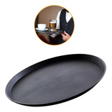 Bandeja Garçom Redonda Emborrachada Antiderrapante 40cm 3 Un