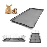 Bandeja Higiênica P Cercado Porquinho Índia Coelho 60x120 Cor Preto