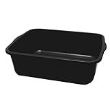 Bandeja Higiênica Para Gatos Grande E Alta Caixa De Areia Sanitário Para Gatos Fácil Limpeza Cor Preto