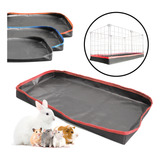 Bandeja Higiênica Porquinho Índia Coelho Impermeável 60x120 Cor Vermelho