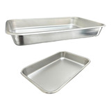 Bandeja Inox Médico Odontológica Estética 30x20x4 Inox