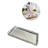 Bandeja Lavabo Espelhada Retangular Provençal Decoração