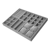 Bandeja Organizador Veludo Joias Brinco Bijuterias 40x30cm