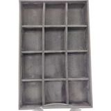 Bandeja Quadriculada Napa C Suede Média