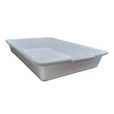 Bandeja Retangular Plástico Multiuso Alimentos Organização Cor Branco