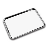 Bandeja Service Retangular Em Aço Inox 40x27 Cm Cor Prata Tramontina