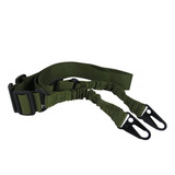Bandoleira Tática Verde 2 Pontos Elástico Airsoft Militar