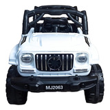 Bang Toys Carrinho Elétrico Infantil Jipe Quadriciclo Branco 12v Usb 110v 220v