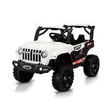 Bang Toys Jipe Elétrico Aventura 12v Recarregável Branco