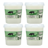 Banha Suína Natural Gordura De Porco Caipira 1l 4un