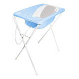 Banheira Bebê Plástica Acqua Trio Azul Galzerano