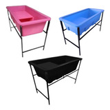 Banheira C Degrau Petshop Banho E Tosa Rotomoldada