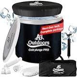 Banheira Cold Plunge PRO Next Gen Para Atletas Banheira De Gelo De Parede Com Isolamento Sem Polo Integrado Cápsula De Gelo Banheira Portátil Extra Grande Para Recuperação Externa Interna