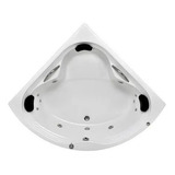 Banheira De Canto 135x135 14 Jatos Aquecedor luzes Completa 