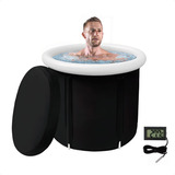 Banheira Gelo Piscina Inflável Recovery Portátil Termômetro