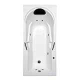 Banheira Hidromassagem Astra Capri Super Luxo 150cmx80cmx43cm 04 Jatos Acrílico P4 Sem Aquecedor 110V
